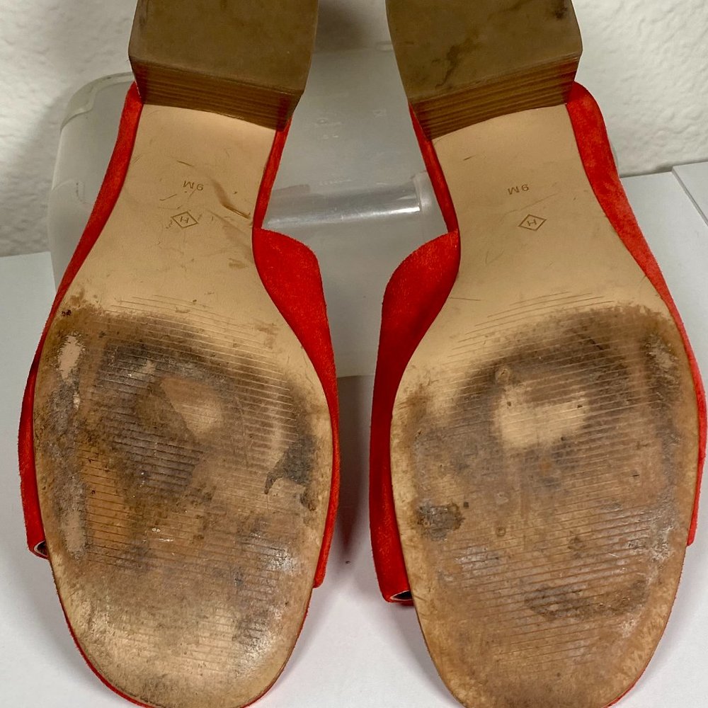 Halogen Red Faye Asymmetrical Open Toe Block Heel… - image 8